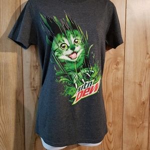 mountain dew cat shirt